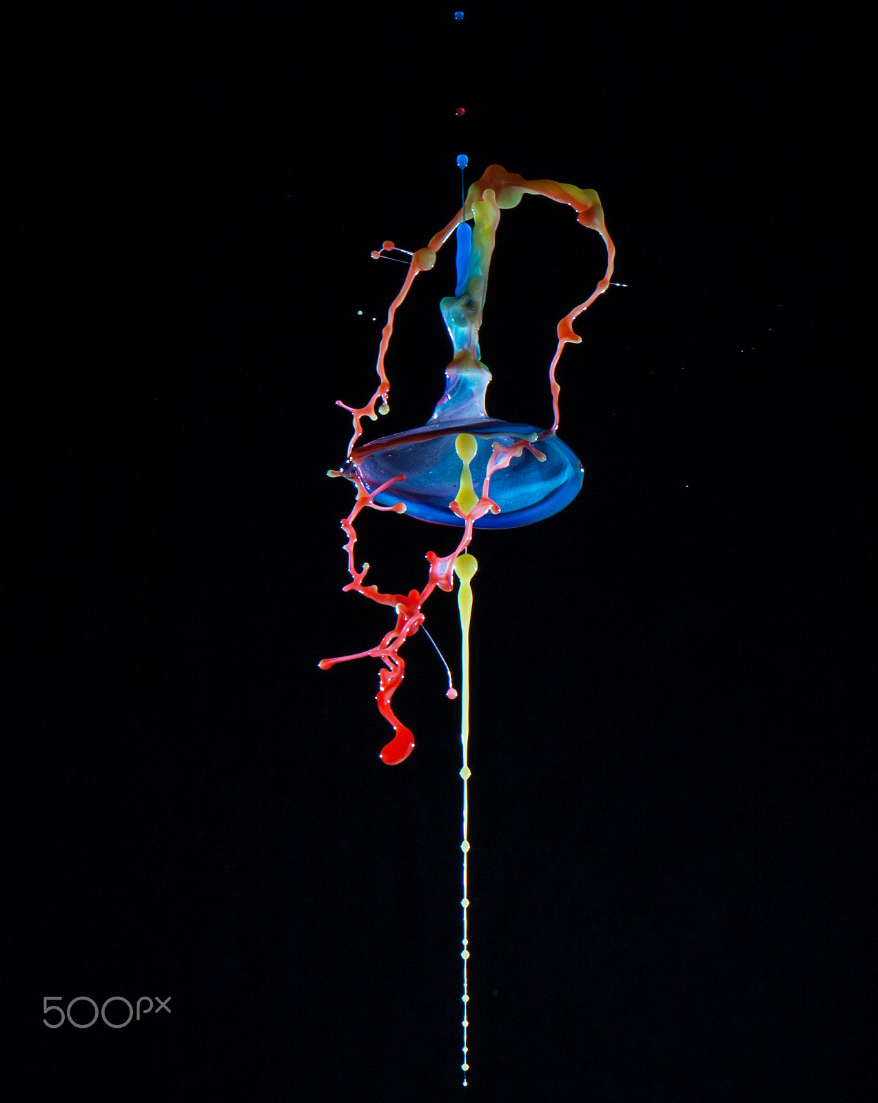 Nikon AF-S Micro-Nikkor 105mm F2.8G IF-ED VR sample photo. Water drop collision photography