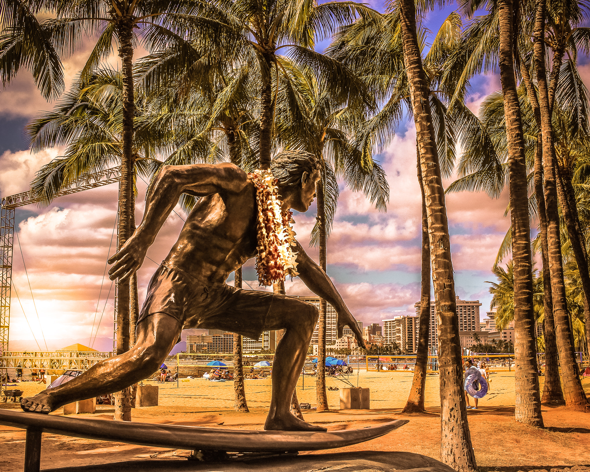 Canon EF-S 24mm F2.8 STM sample photo. Sunset surfer photography