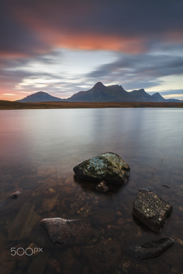 Canon EF 16-35mm F4L IS USM sample photo. Sunrise over ben loyal photography