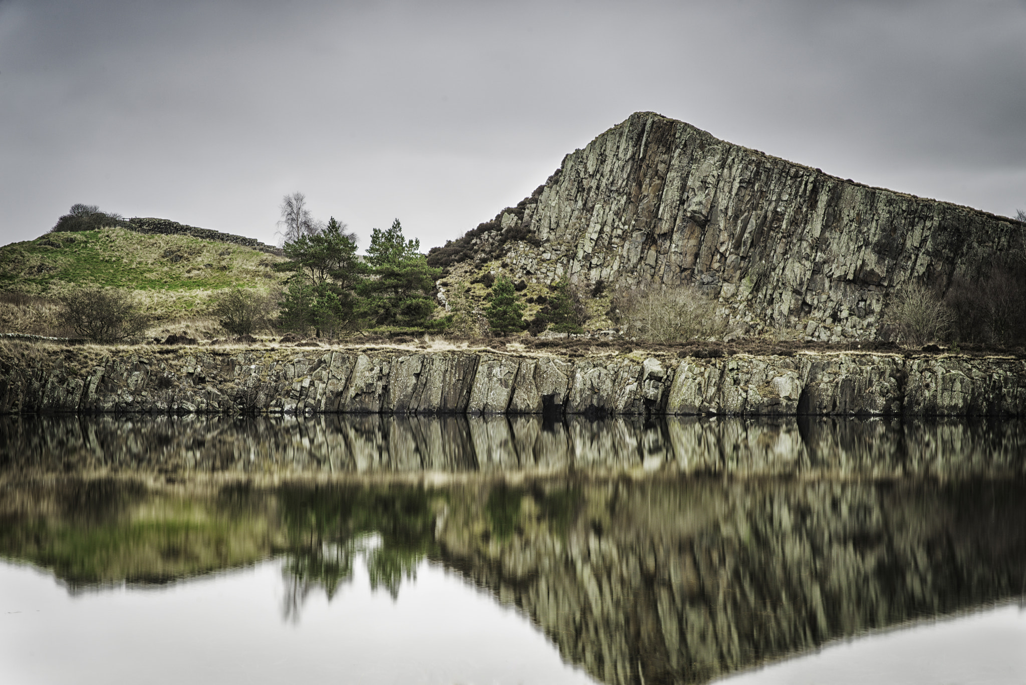 Sigma 24-70mm F2.8 EX DG HSM sample photo. Cawfield quarry photography