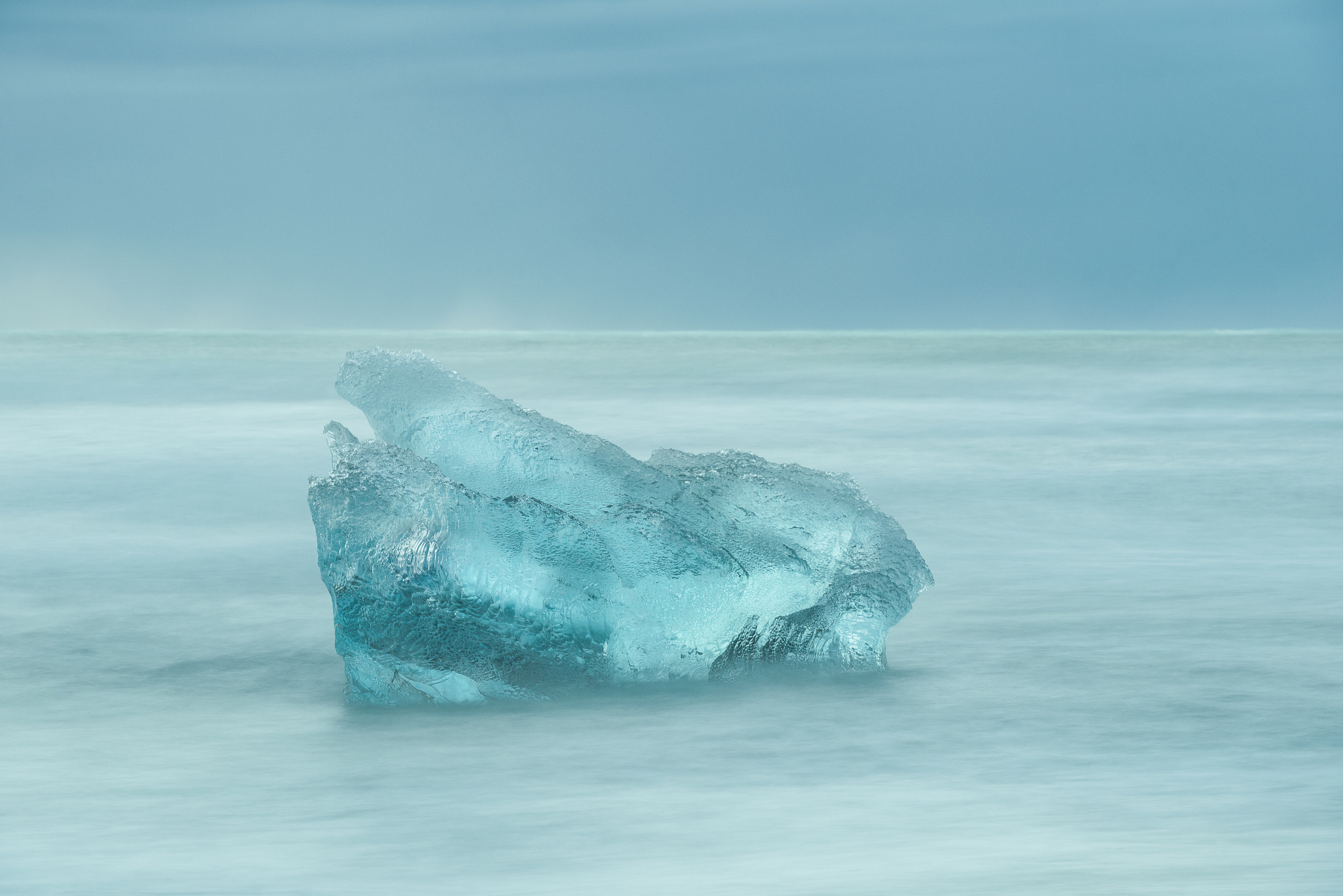 Nikon D800E sample photo. Glacial iceberg seascape. photography