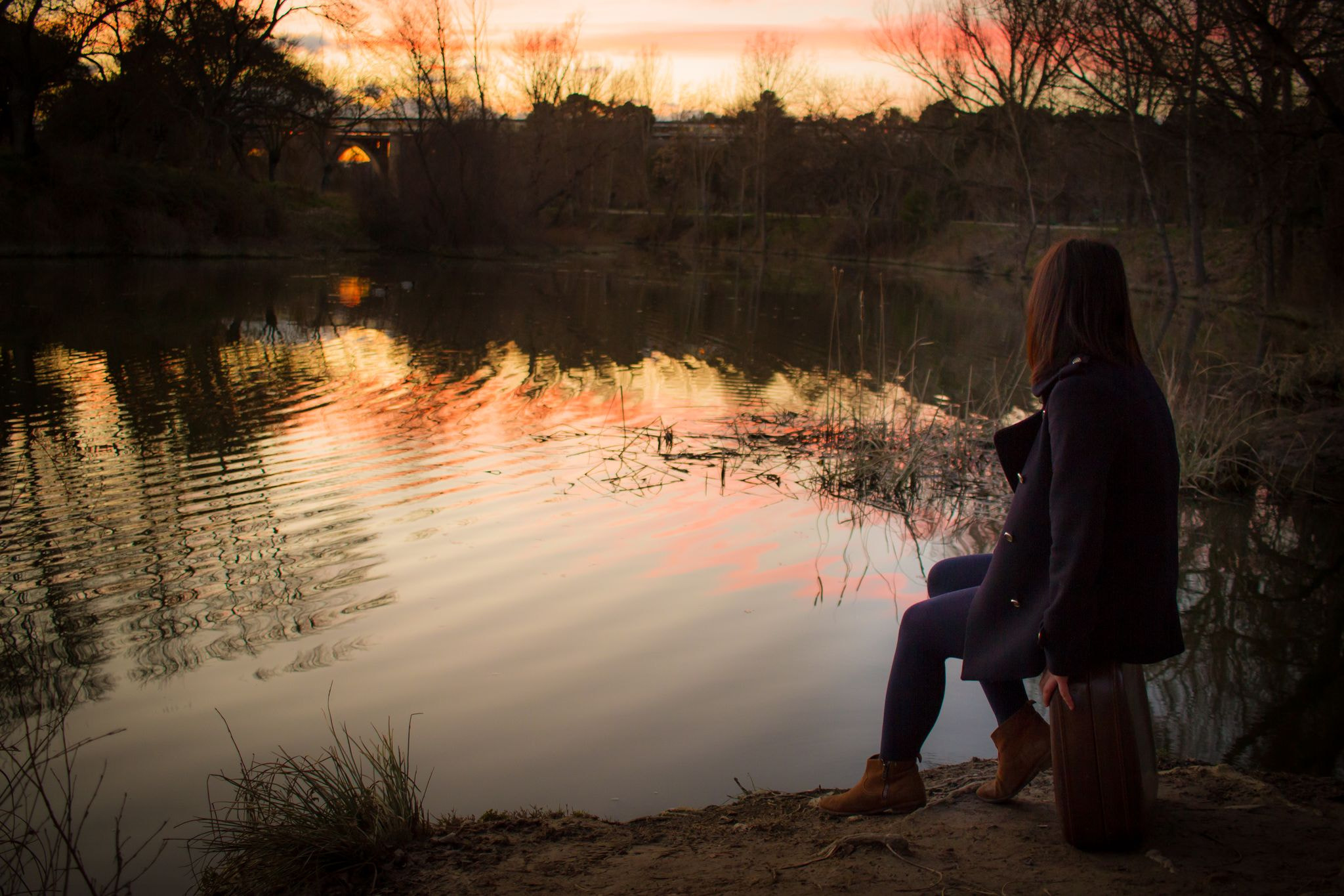 Canon EF-S 24mm F2.8 STM sample photo. Quiet sunset photography