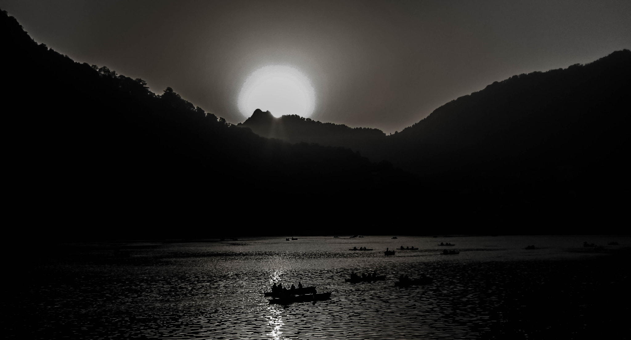 Canon PowerShot A480 sample photo. Naini lake photography