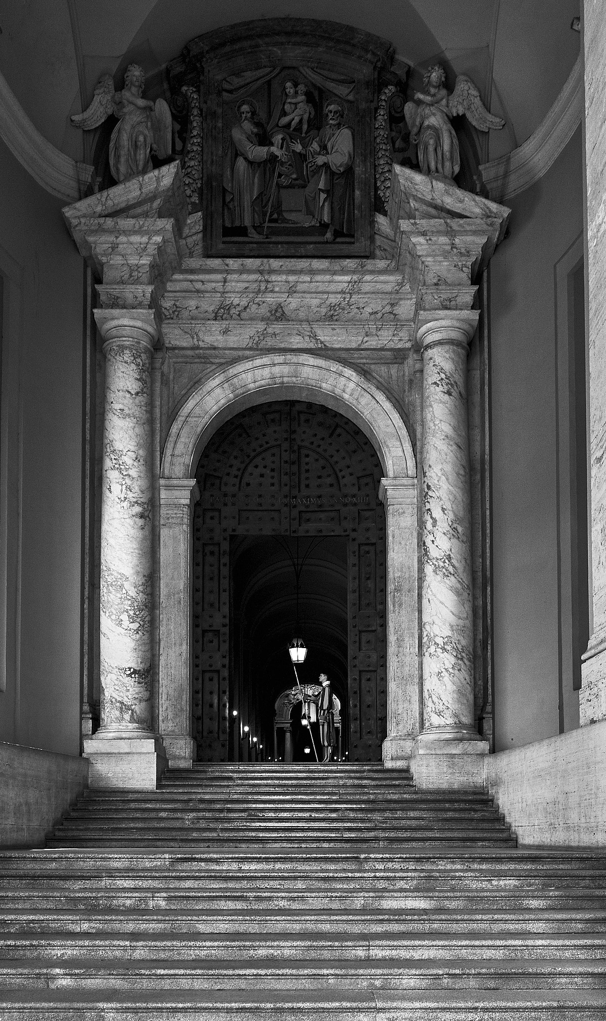 Canon EOS 7D + Canon EF 16-35mm F4L IS USM sample photo. Entrance of st. peter's basilica photography