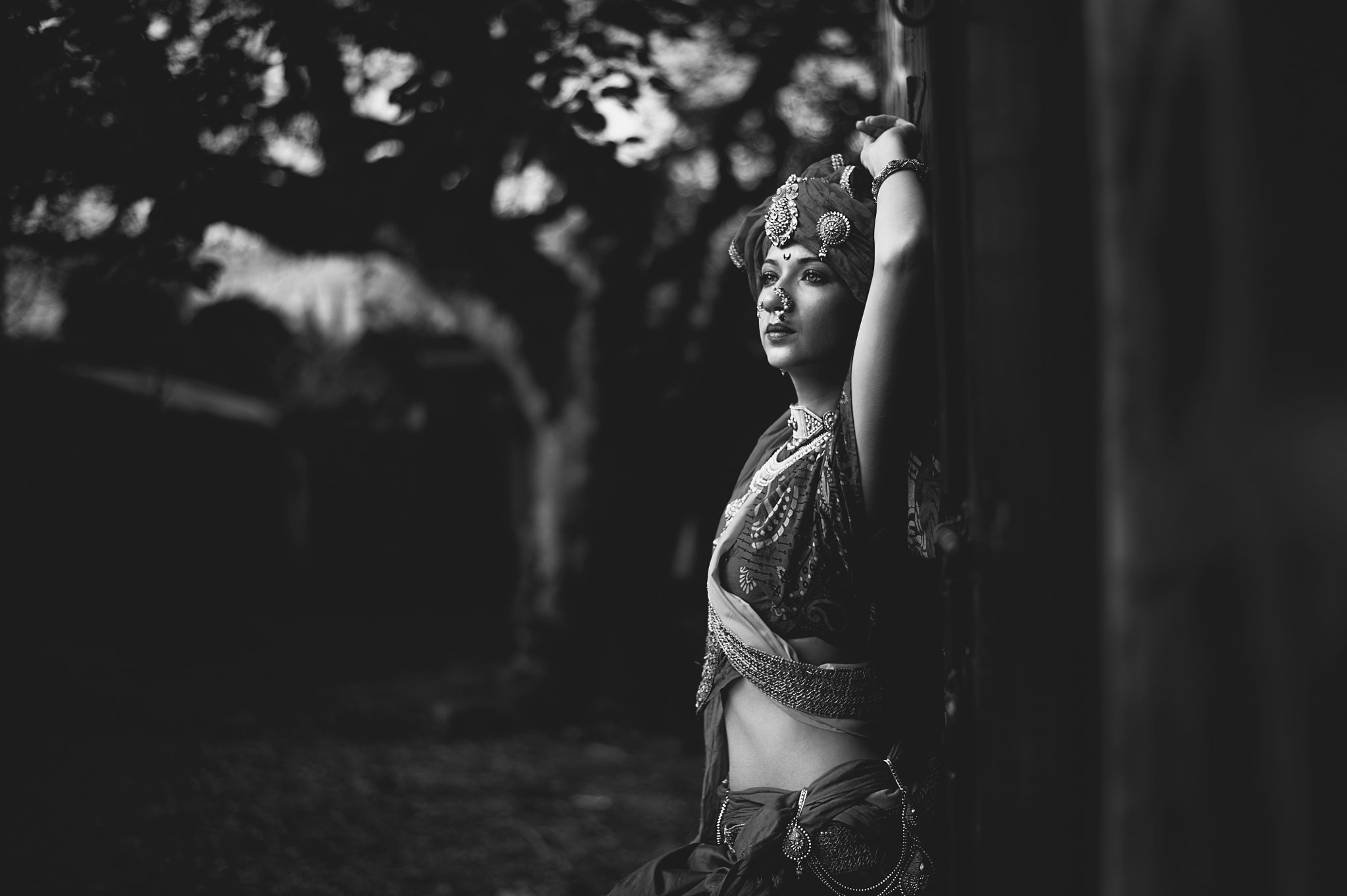 Nikon D700 + Nikon AF-S Nikkor 50mm F1.8G sample photo. Black and white portrait photography