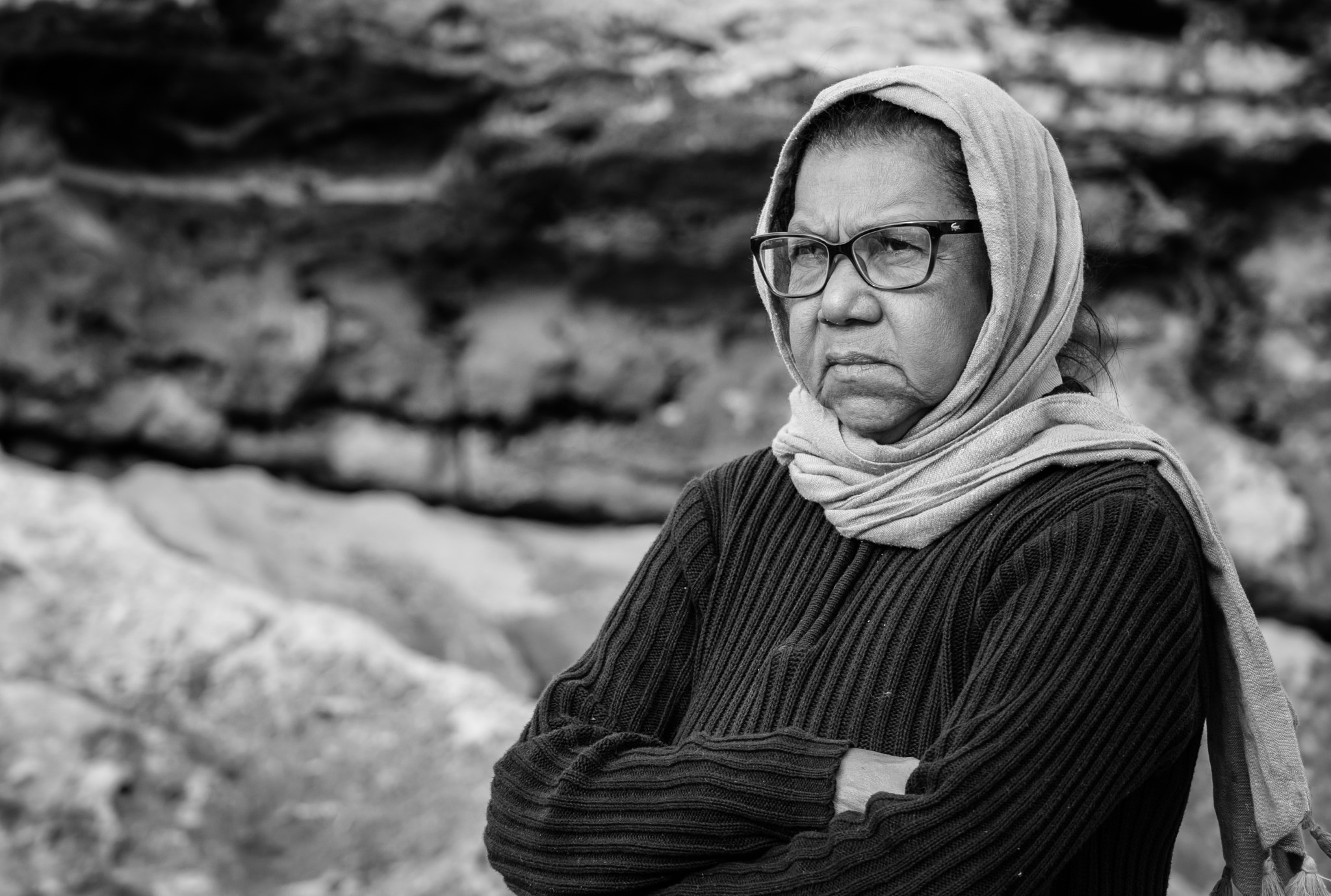 Canon EOS M3 sample photo. Elderly woman photography