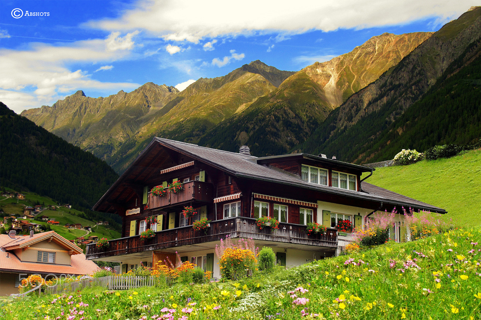 Canon EOS 60D sample photo. A house in alps photography