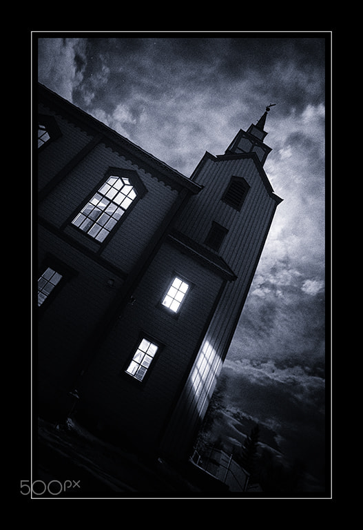 Samyang 14mm F2.8 ED AS IF UMC sample photo. Gildeskål kirke. photography