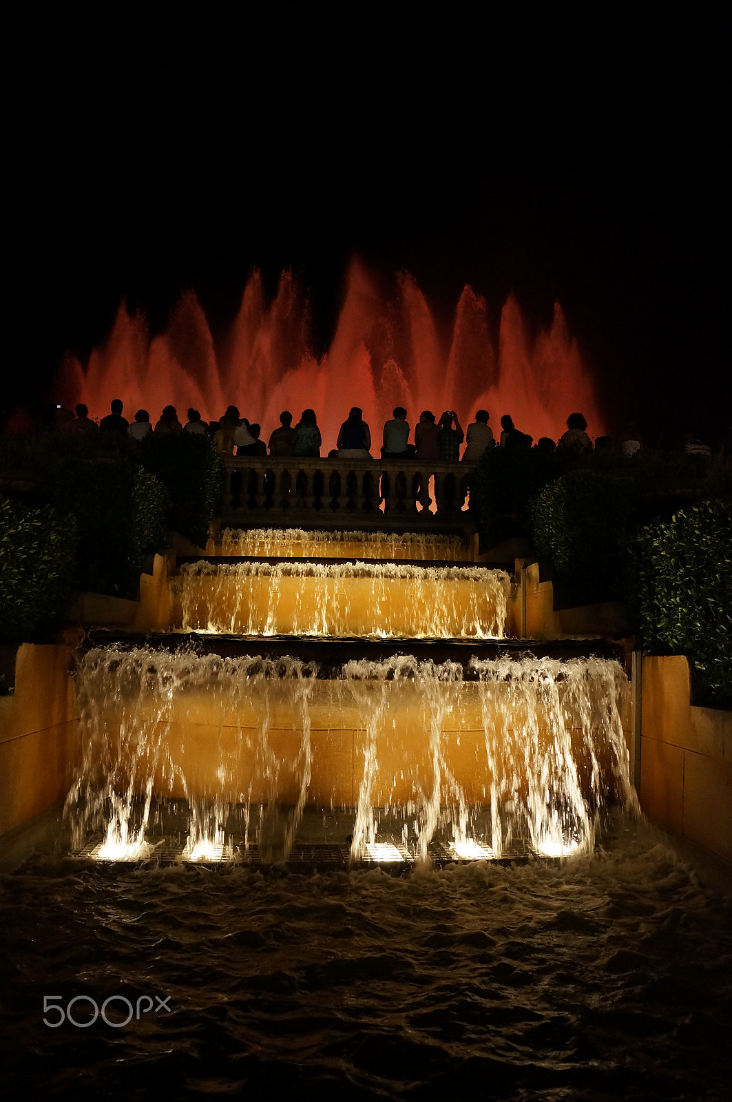 Sony SLT-A57 + Sony DT 18-135mm F3.5-5.6 SAM sample photo. Fountain ay placa d'espanya photography