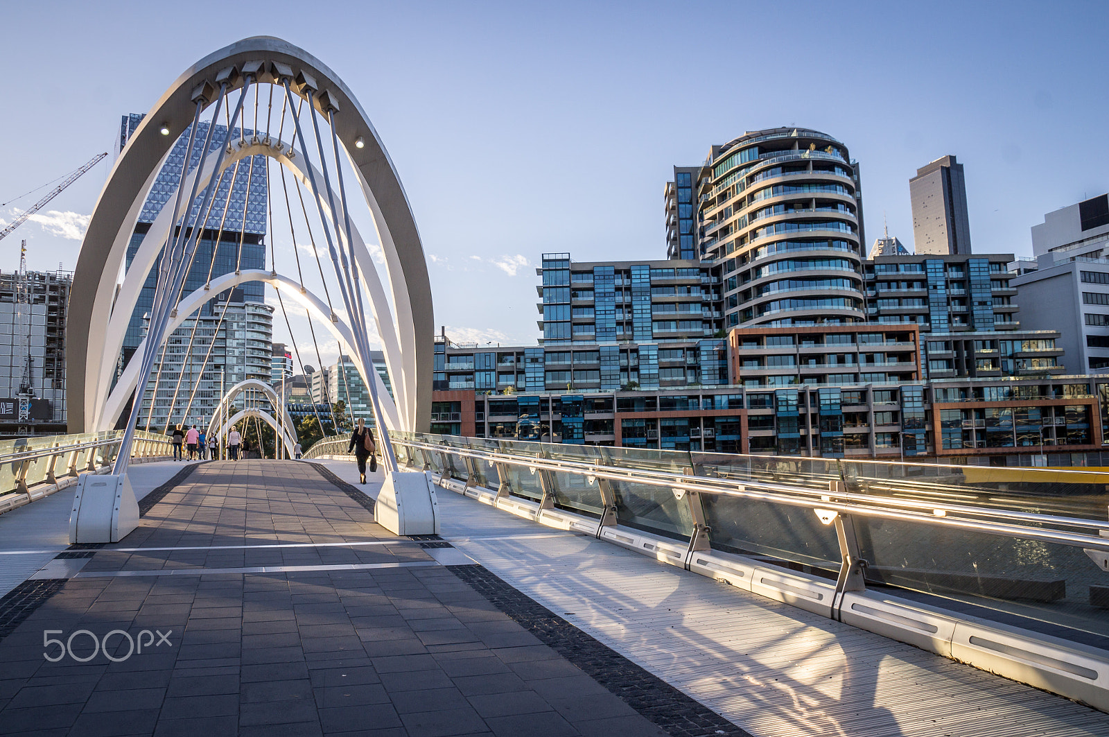 Sony DT 18-135mm F3.5-5.6 SAM sample photo. Seafarers footbridge in melbourne, victoria, australia. photography