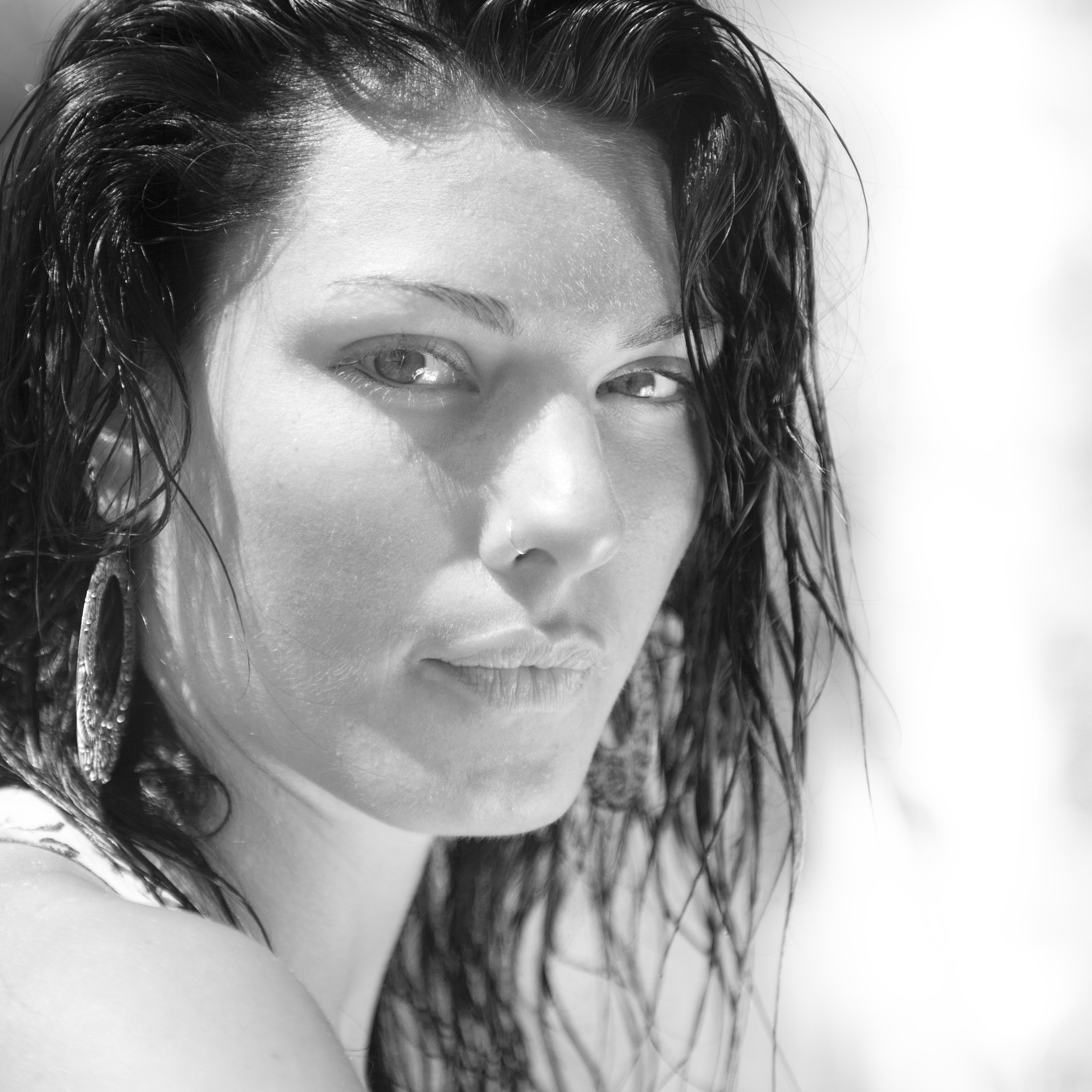 EF28-70mm f/2.8L USM sample photo. Portrait in black and white photography