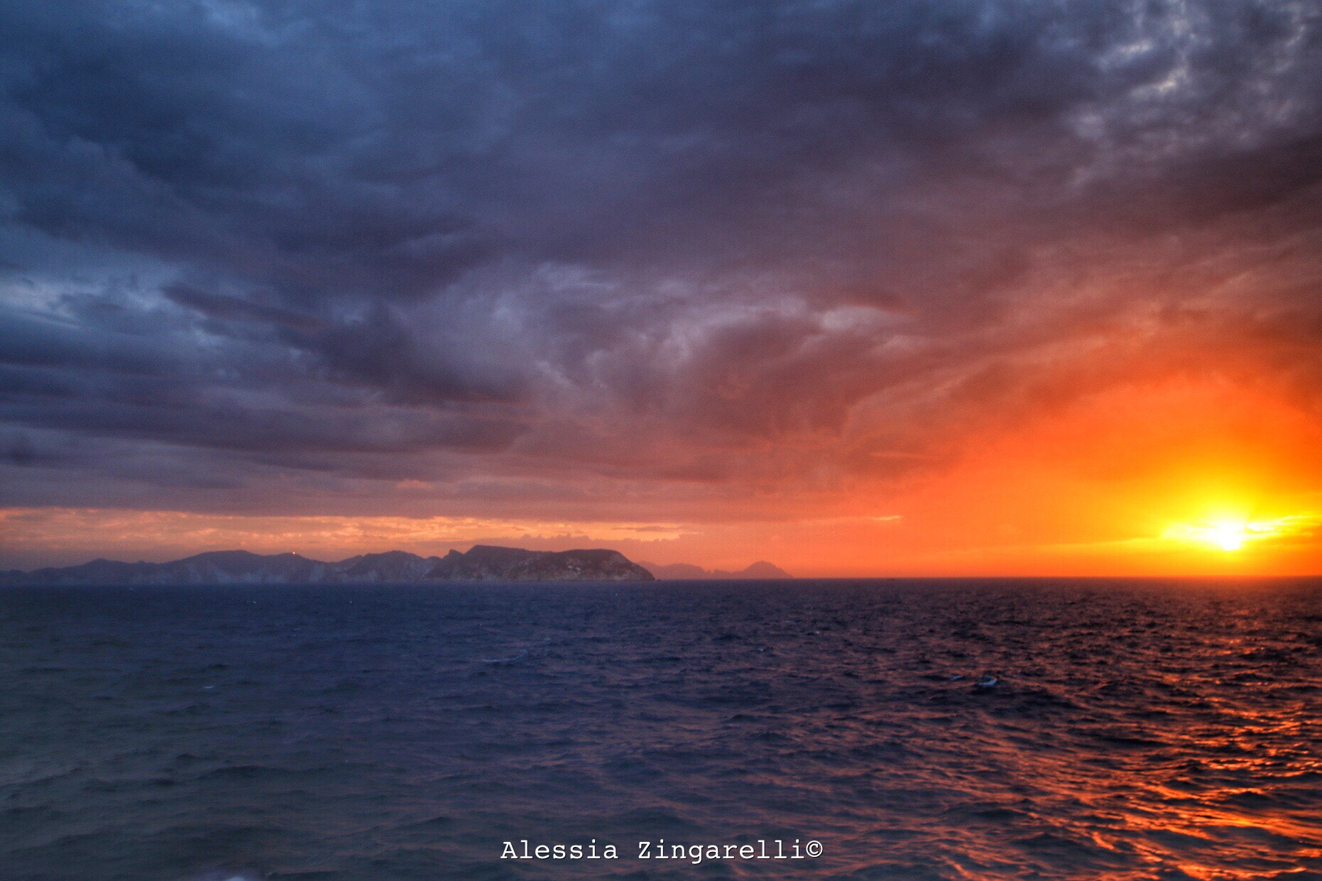 Canon 10-20mm sample photo. Sunset in ponza (italy) photography