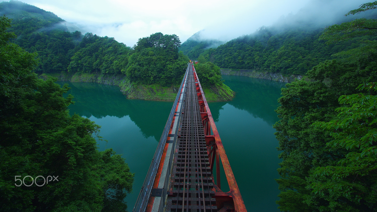 Pentax K-3 sample photo. Bridge on the lake photography