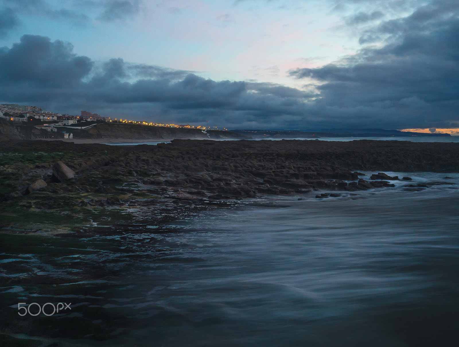 Olympus OM-D E-M10 sample photo. Ericeira by night photography