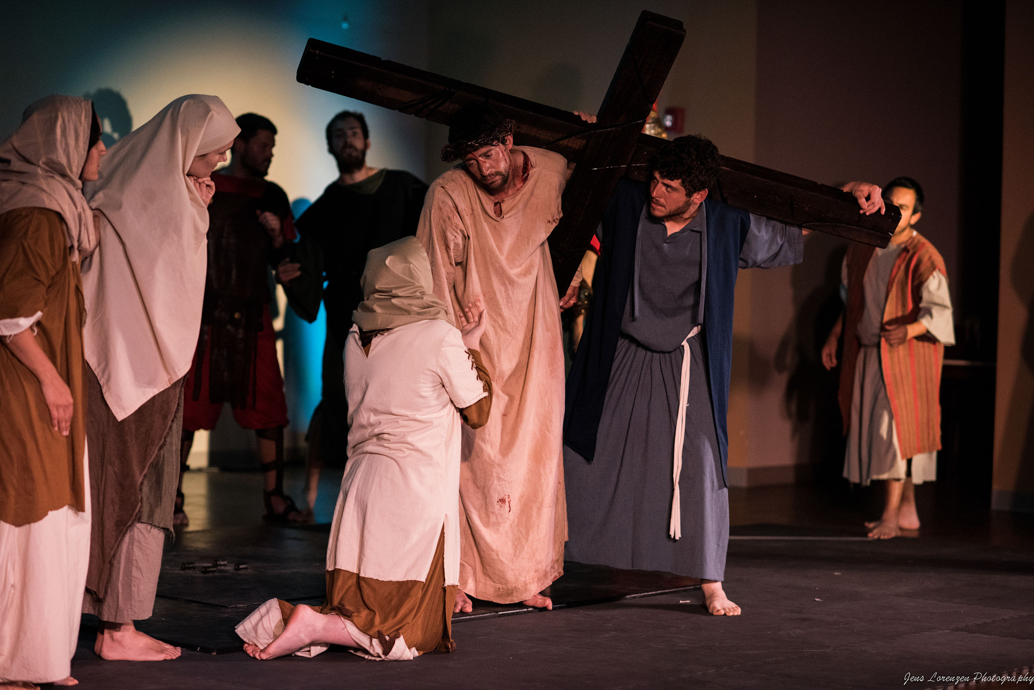 Nikon AF-S Nikkor 85mm F1.4G sample photo. Jesus meets the women of jerusalem photography