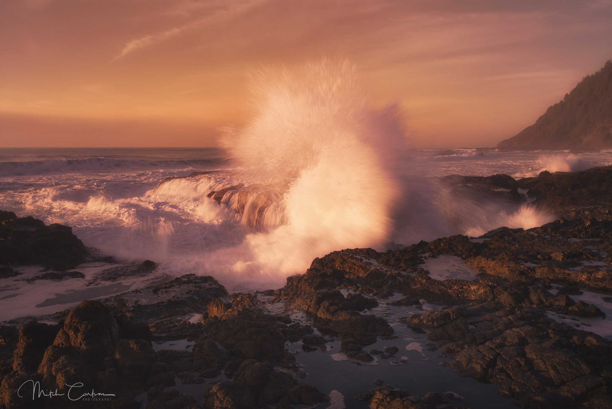 Nikon D800E sample photo. Sunset in oregon photography