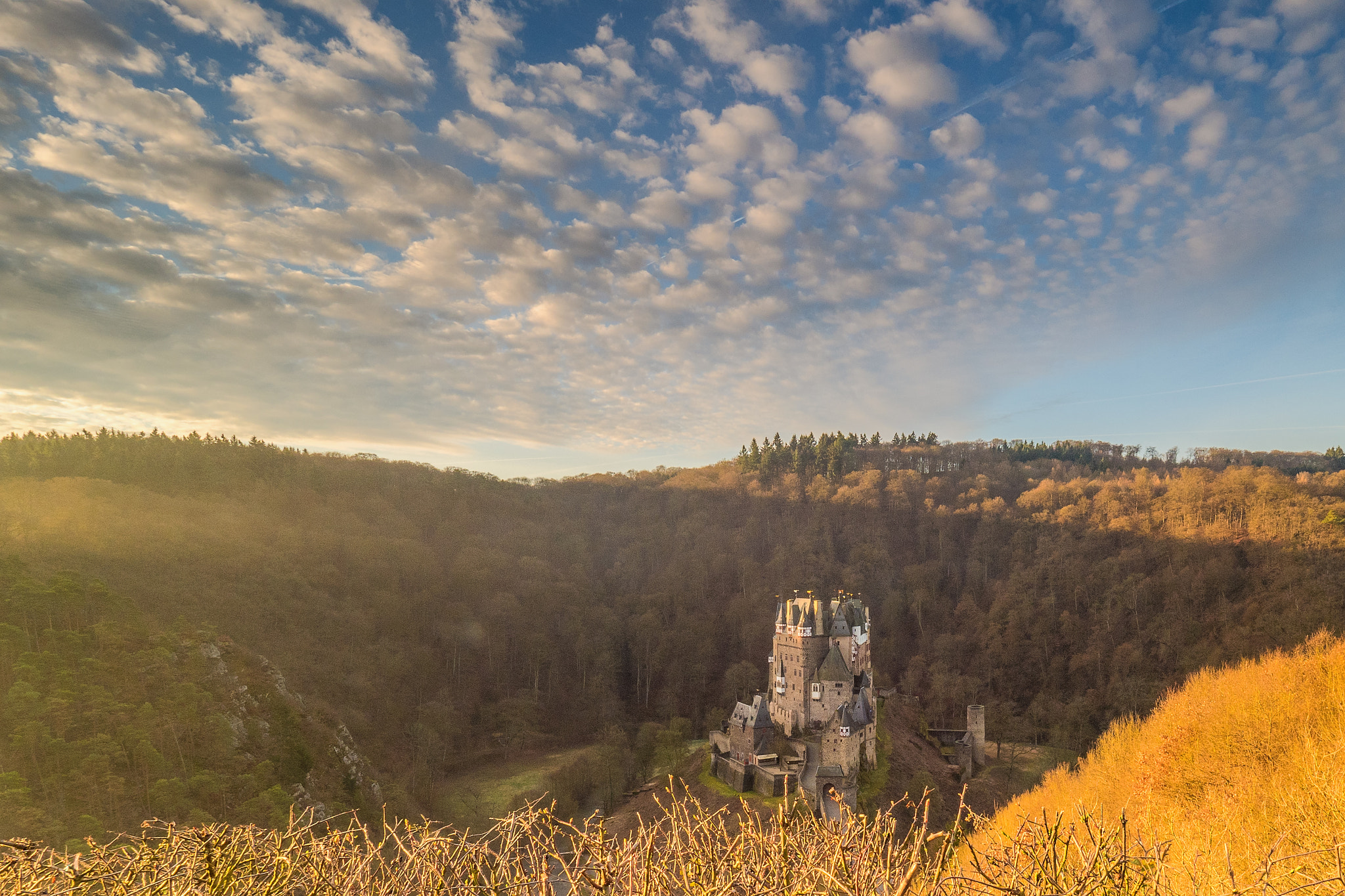 Olympus OM-D E-M5 II + Olympus M.Zuiko Digital ED 7-14mm F2.8 PRO sample photo. Castle eltz photography