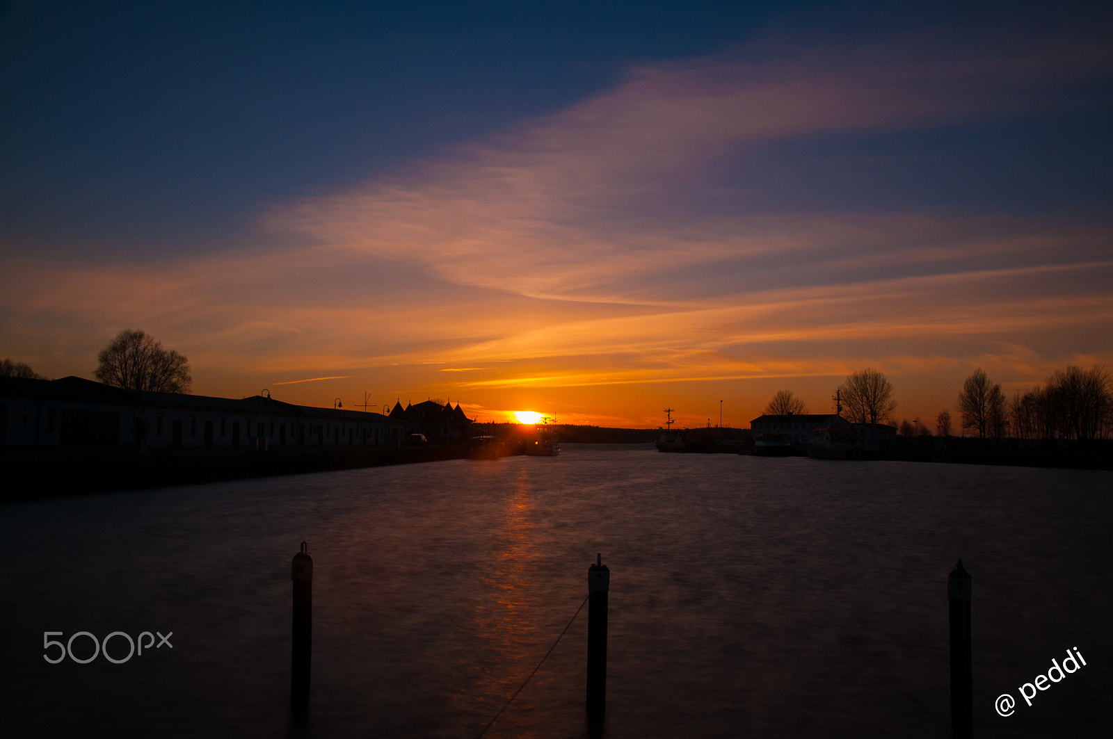 Nikon D300S sample photo. Hafen karlshagen am abend photography