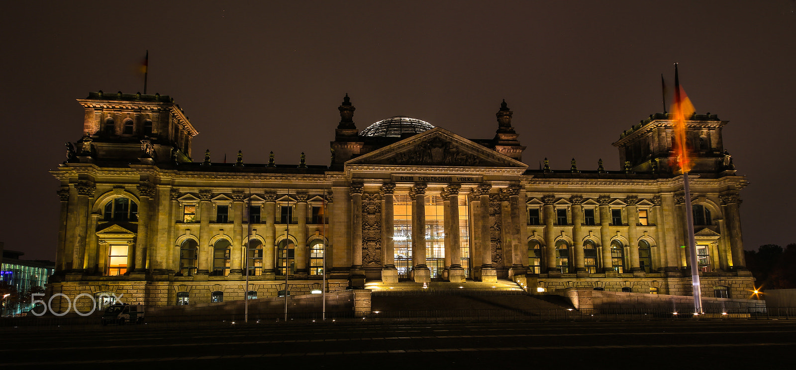 Sigma 12-24mm F4.5-5.6 II DG HSM sample photo. Reichstag @ night photography