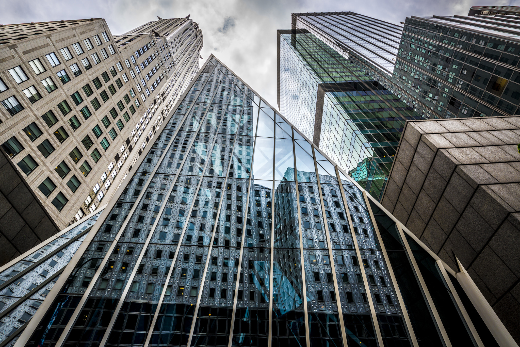 Nikon D800 + Nikon AF-S Nikkor 18-35mm F3.5-4.5G ED sample photo. Buildings on 42nd st, new york, ny photography