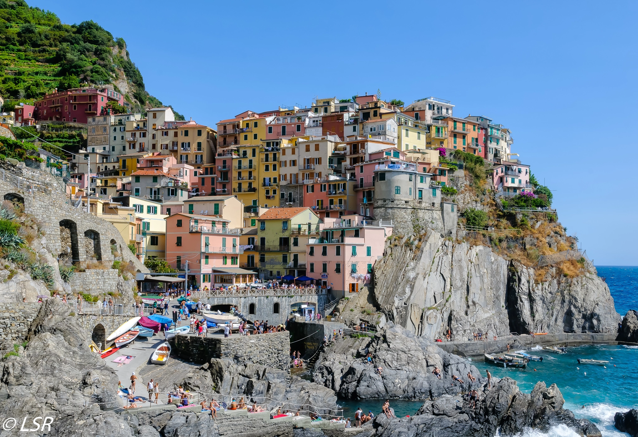 Nikon D300 sample photo. Manarola photography