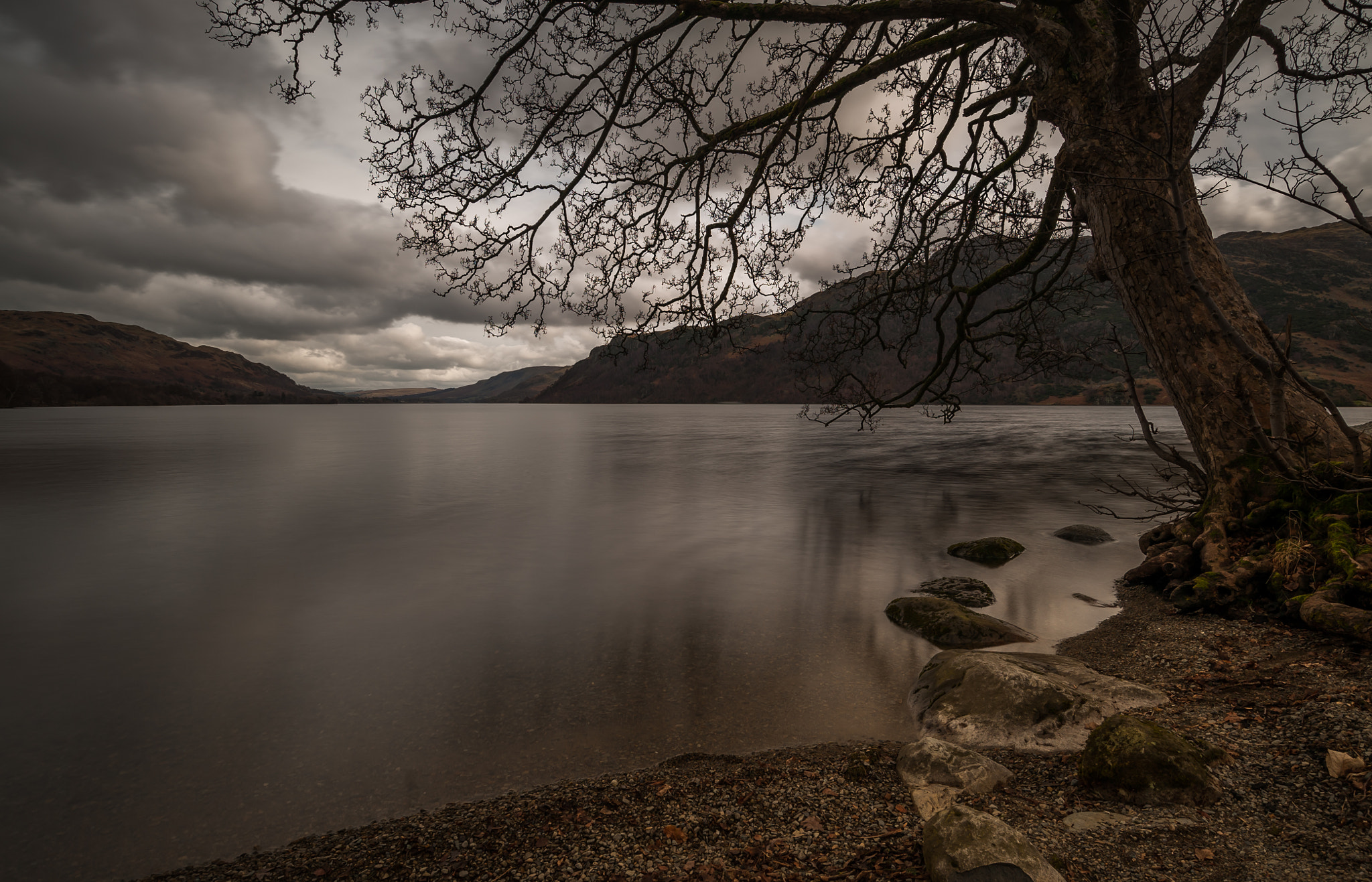 Nikon D700 + Nikon AF-S Nikkor 18-35mm F3.5-4.5G ED sample photo. Long exposure over ullswater  photography