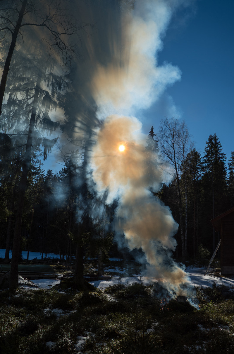 Sony a7S sample photo. Campfire photography
