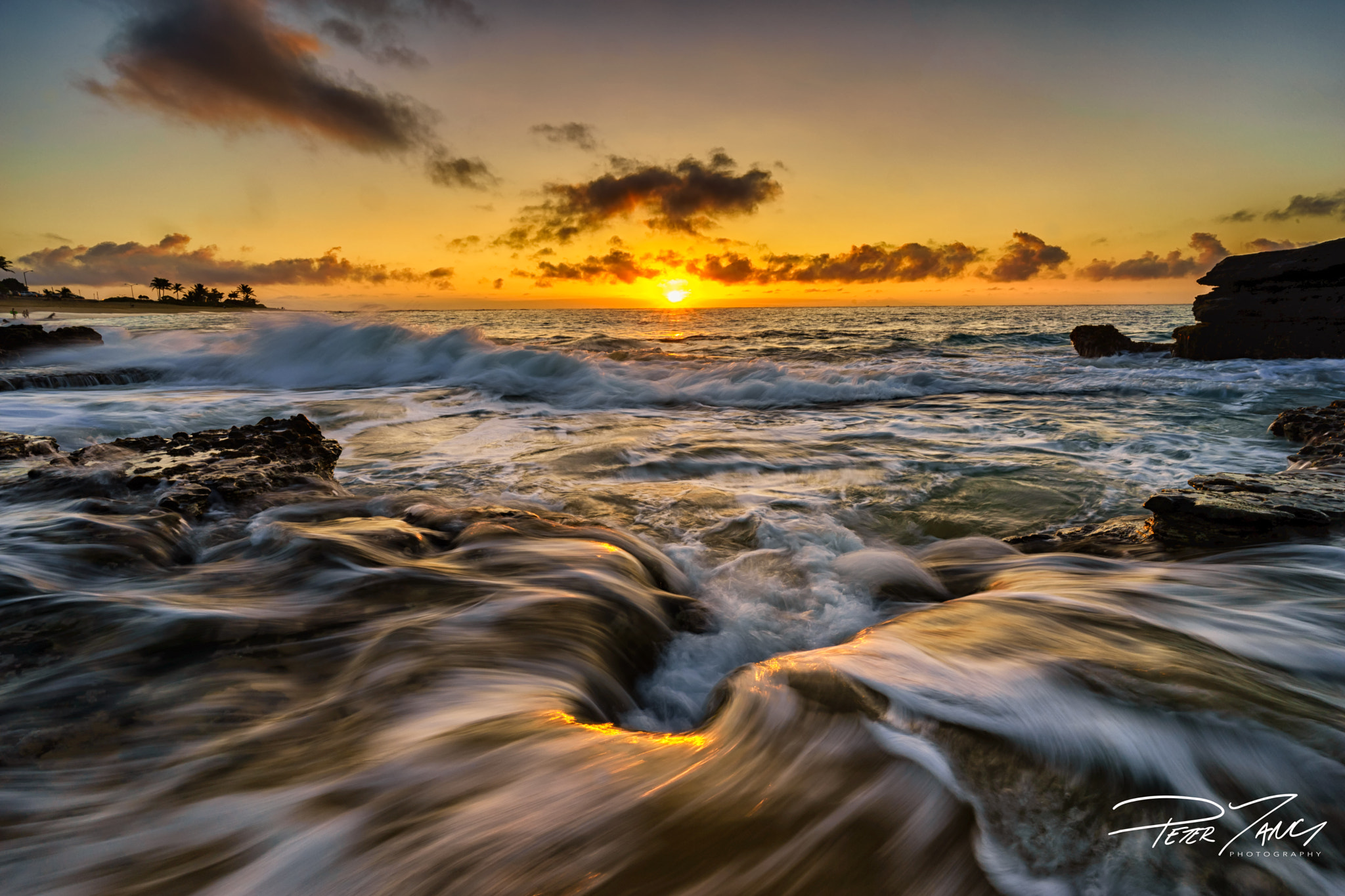 ZEISS Batis 18mm F2.8 sample photo. Swirly sunrise of sandy beach photography