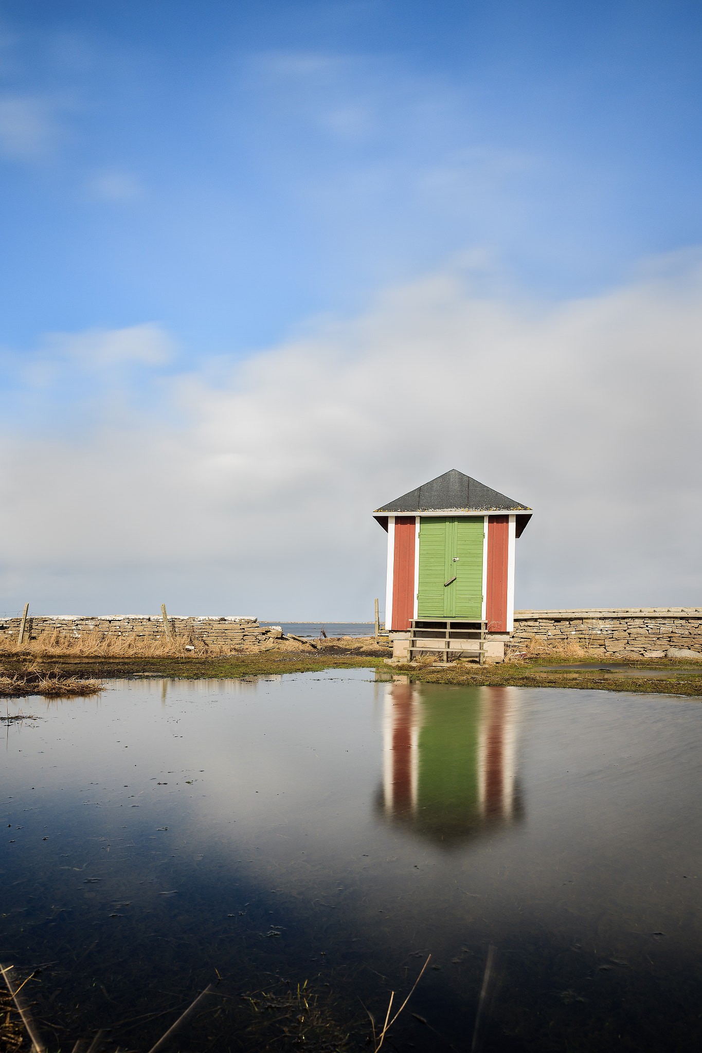 Sigma 24-70mm F2.8 EX DG Macro sample photo. Colorful hut photography