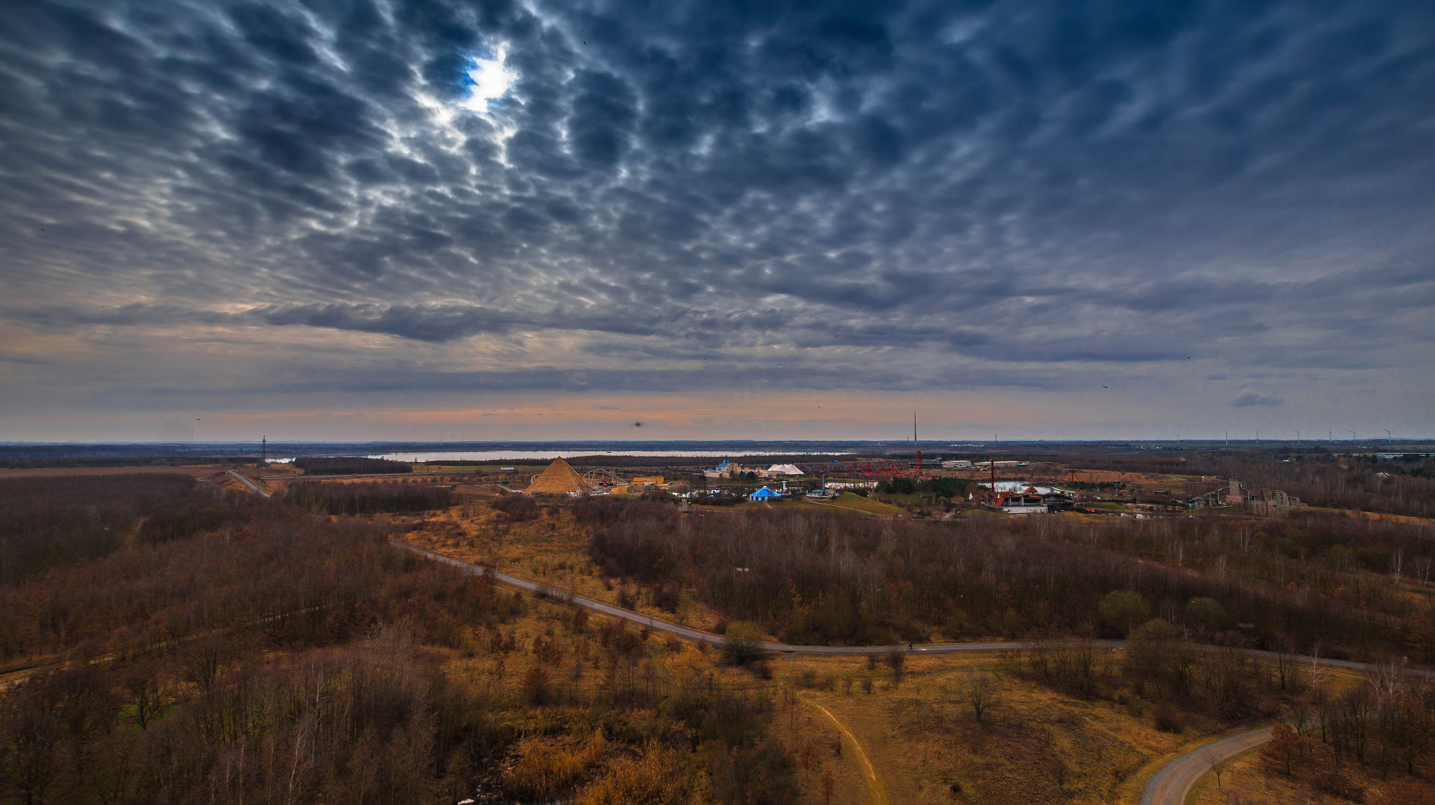 Sony SLT-A58 + Sigma 10-20mm F3.5 EX DC HSM sample photo. Sunset from a tower photography