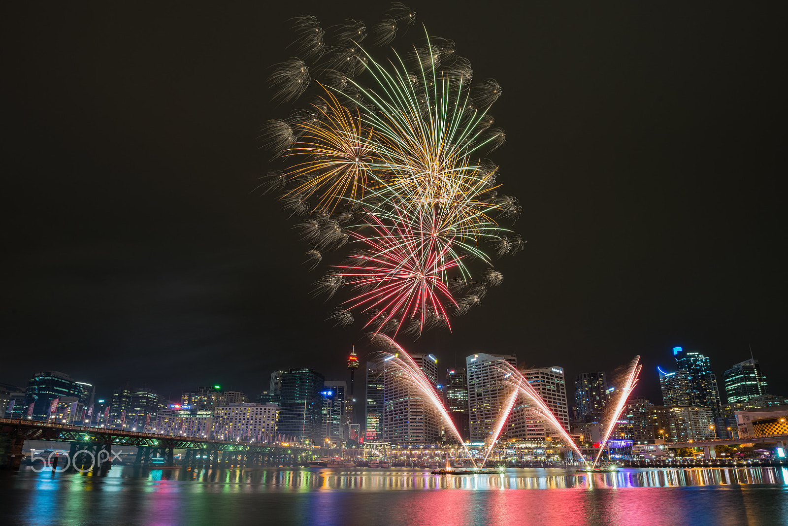 Nikon AF-S Nikkor 14-24mm F2.8G ED sample photo. Darling harbour saturday 9:00 pm photography