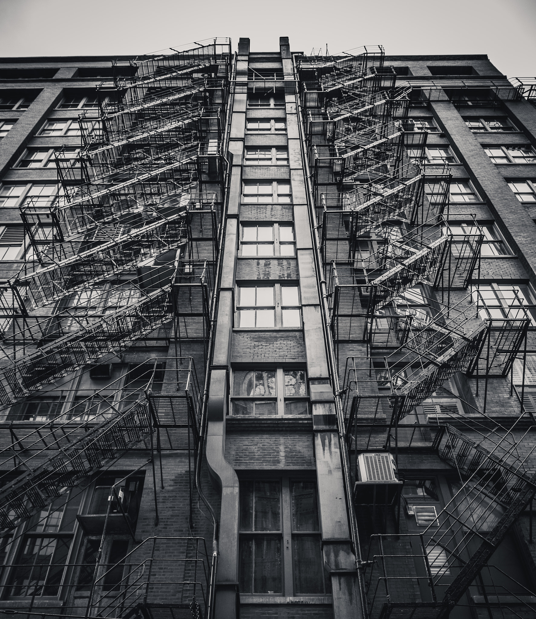 Nikon D7200 sample photo. Fire escapes photography