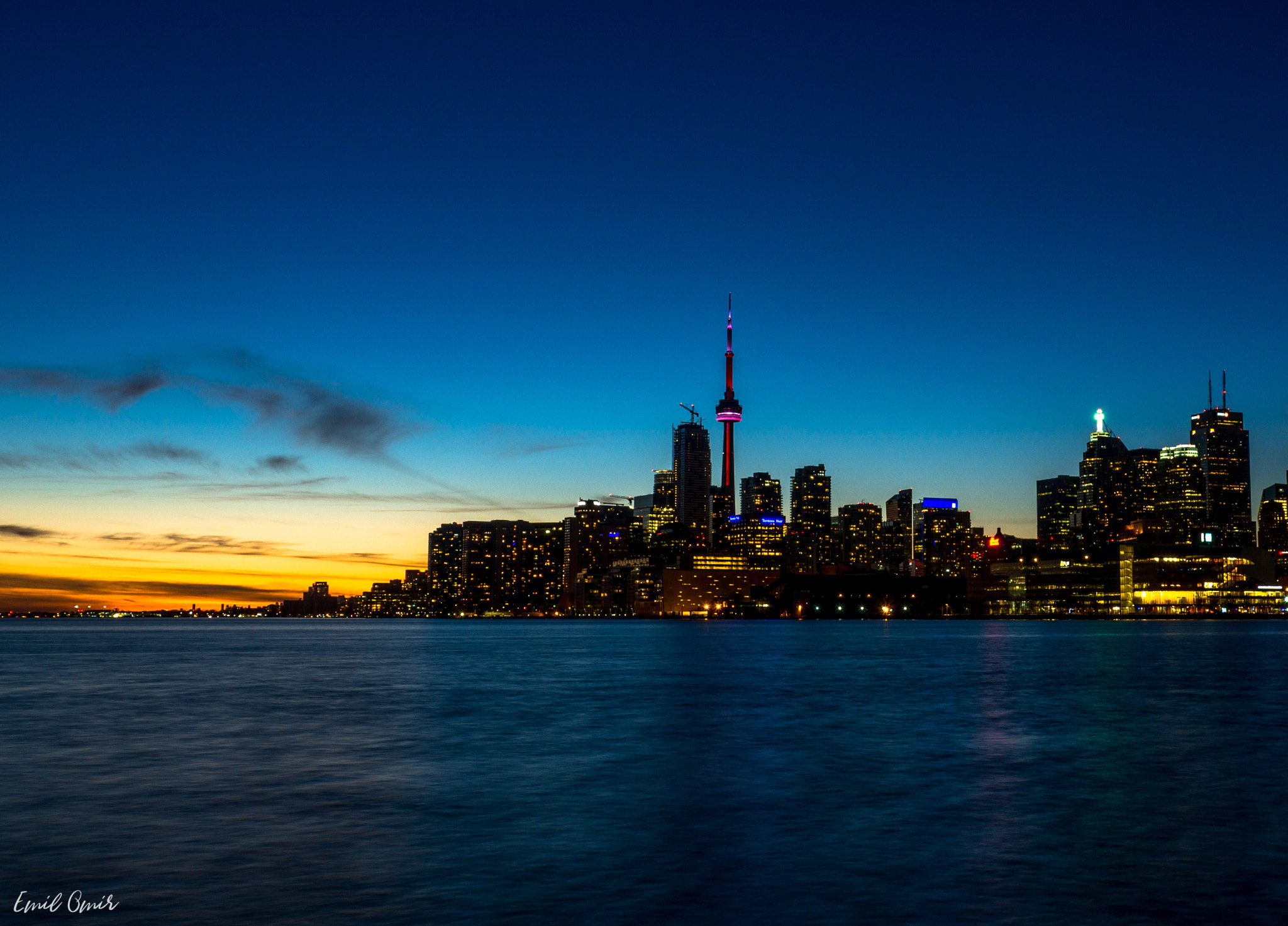 Olympus OM-D E-M10 sample photo. Sunset in toronto photography
