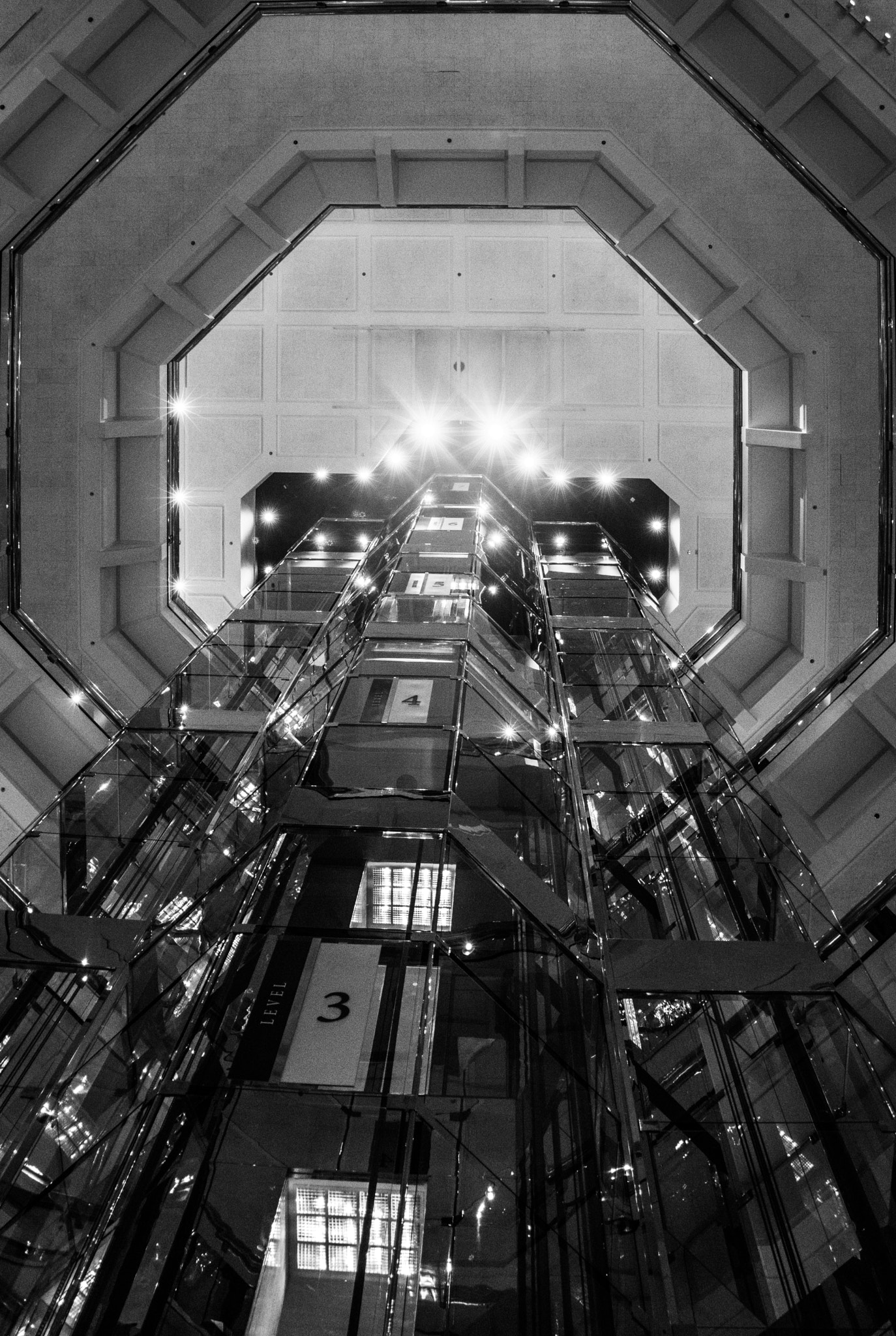 Sony a7R + Sony FE 24-240mm F3.5-6.3 OSS sample photo. Elevator photography