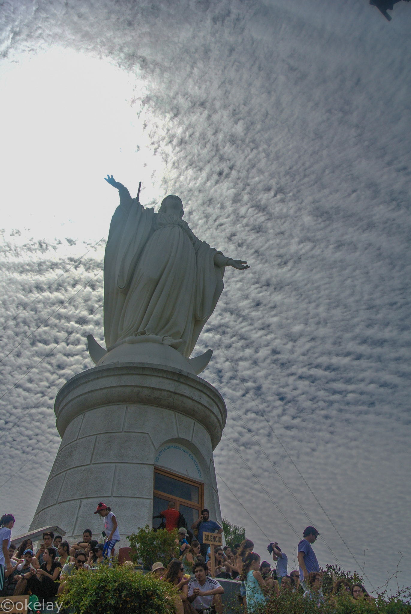 Nikon 1 V1 sample photo. Virgin statue photography