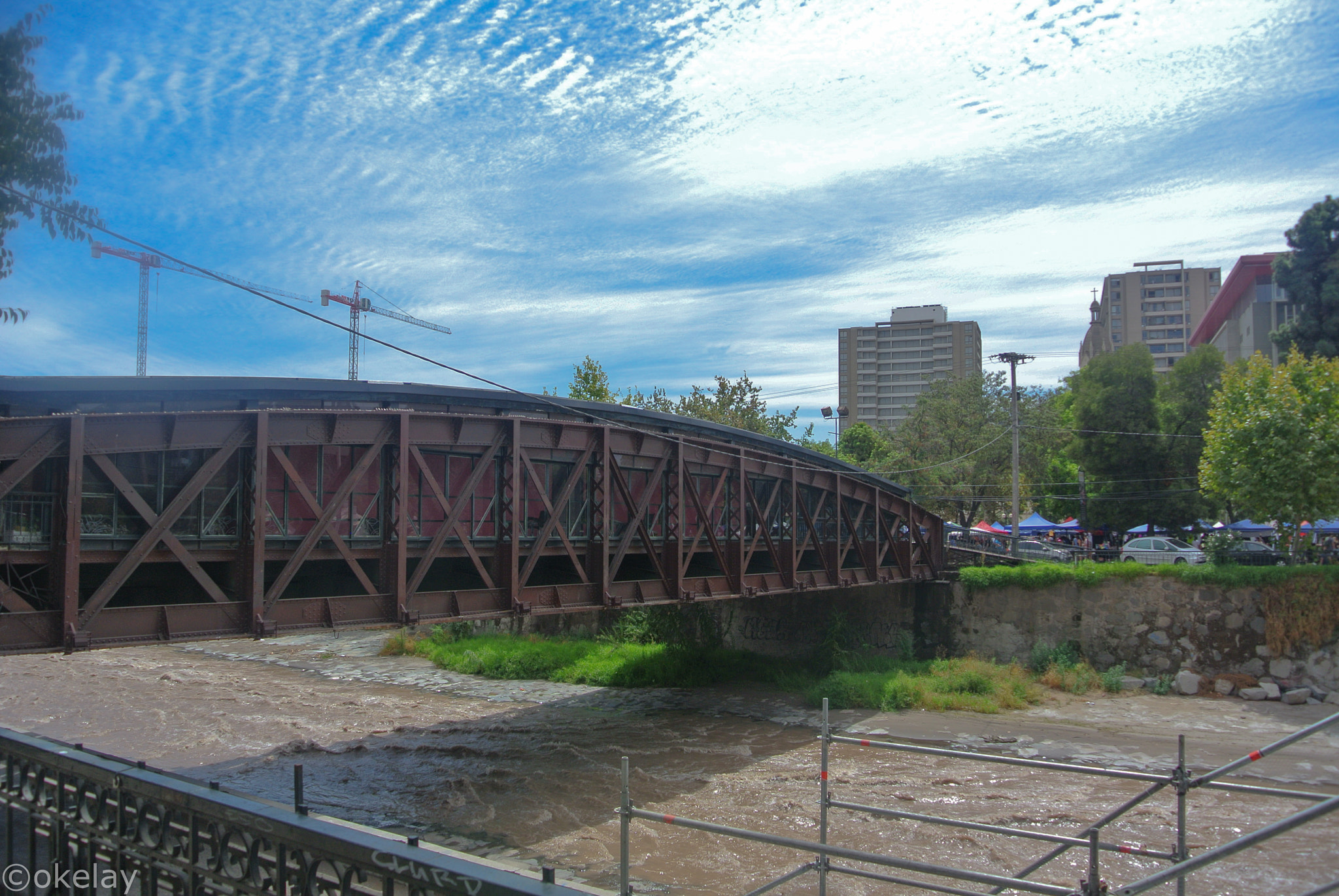 Nikon 1 V1 sample photo. Mapocho river photography