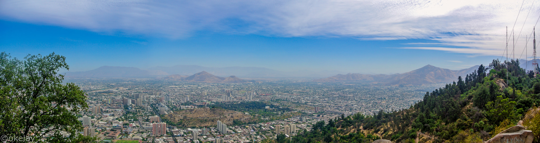 Nikon 1 Nikkor VR 10-30mm F3.5-5.6 sample photo. Panorama santiago photography