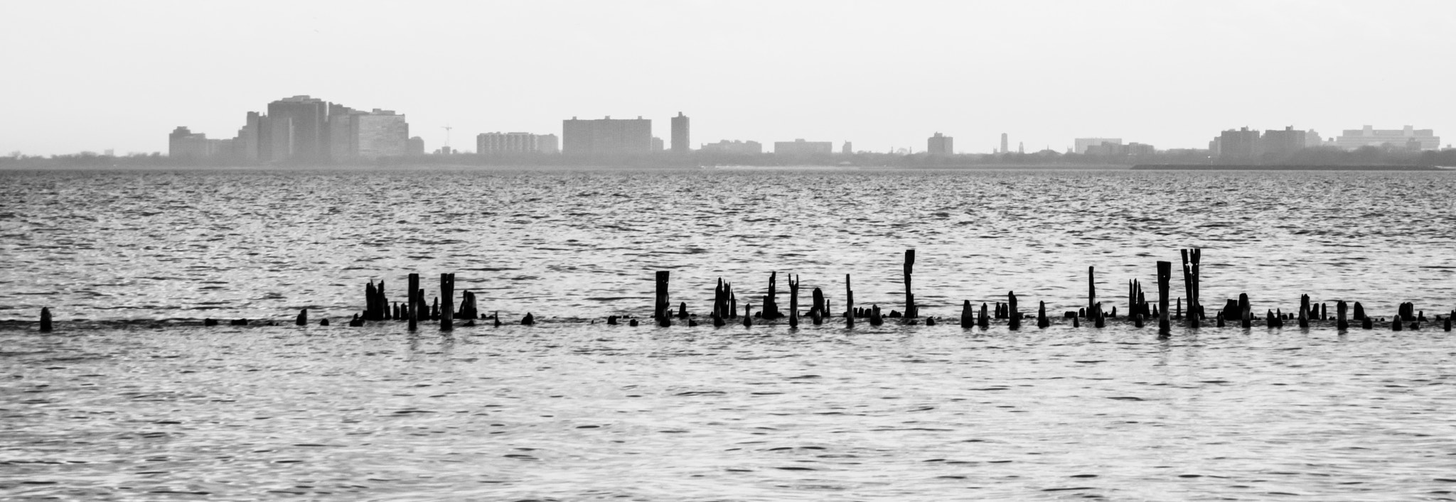 Sony a7R + Sony FE 24-240mm F3.5-6.3 OSS sample photo. Poles in water photography