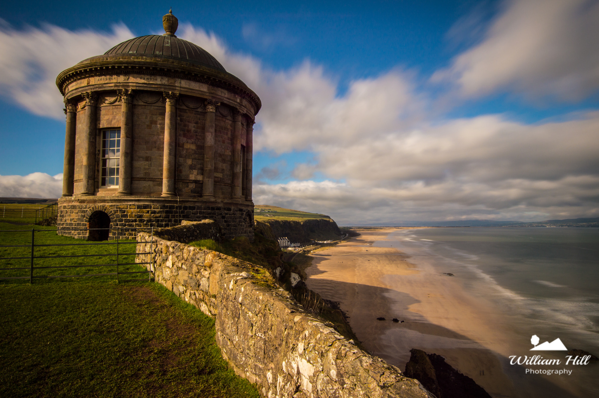 Nikon D3200 + Sigma 10-20mm F3.5 EX DC HSM sample photo. Mussenden temple photography