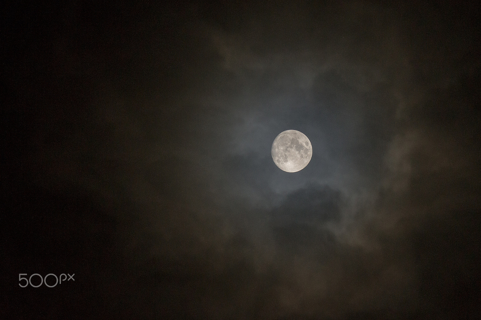 Sony SLT-A37 sample photo. Moon & cloud ii photography