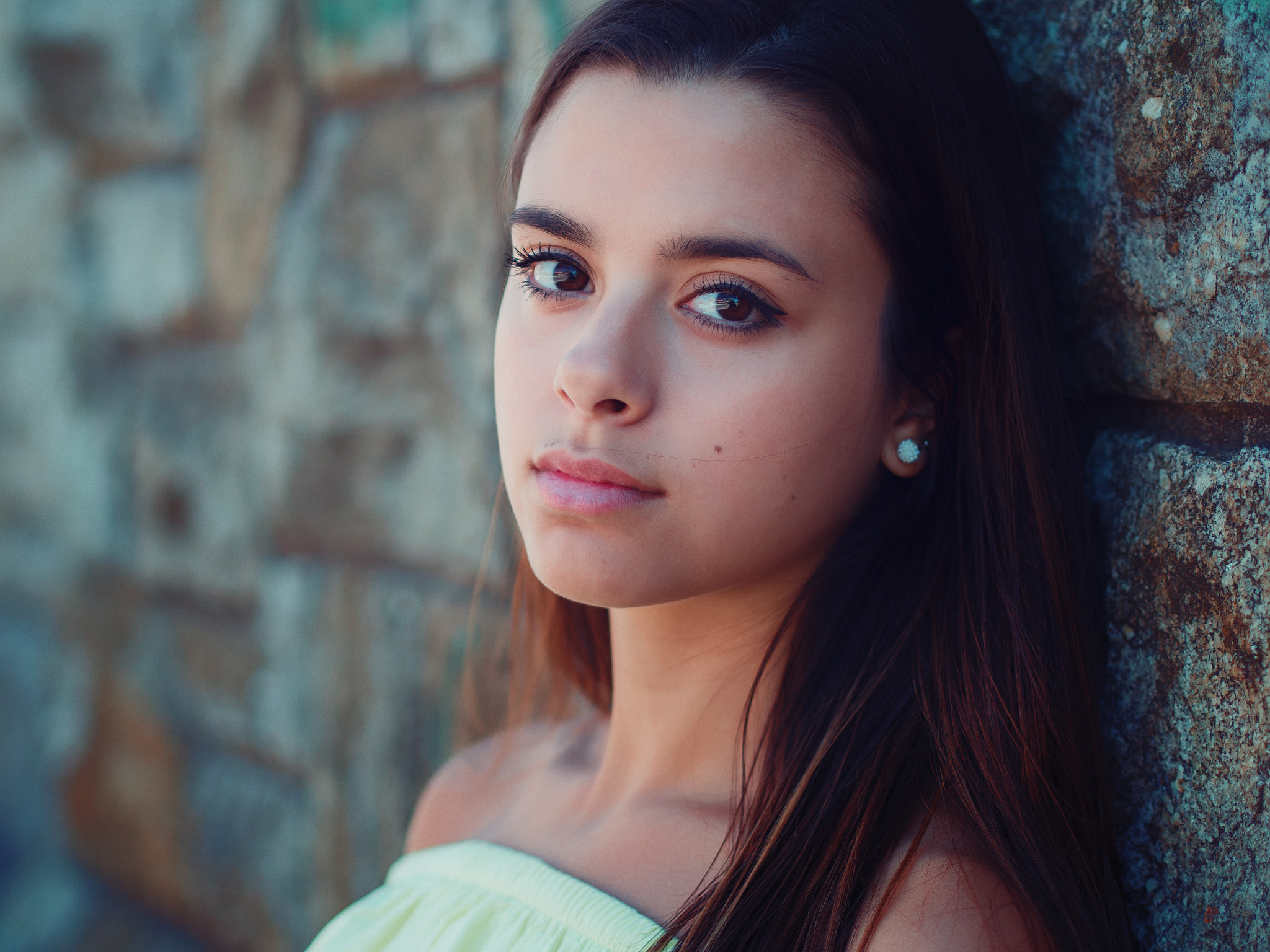 Olympus PEN E-PM2 sample photo. Dark eyes photography