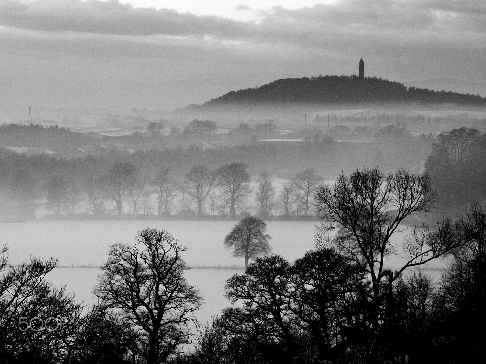 Panasonic Lumix G Vario 45-200mm F4-5.6 OIS sample photo. Wallace monument photography