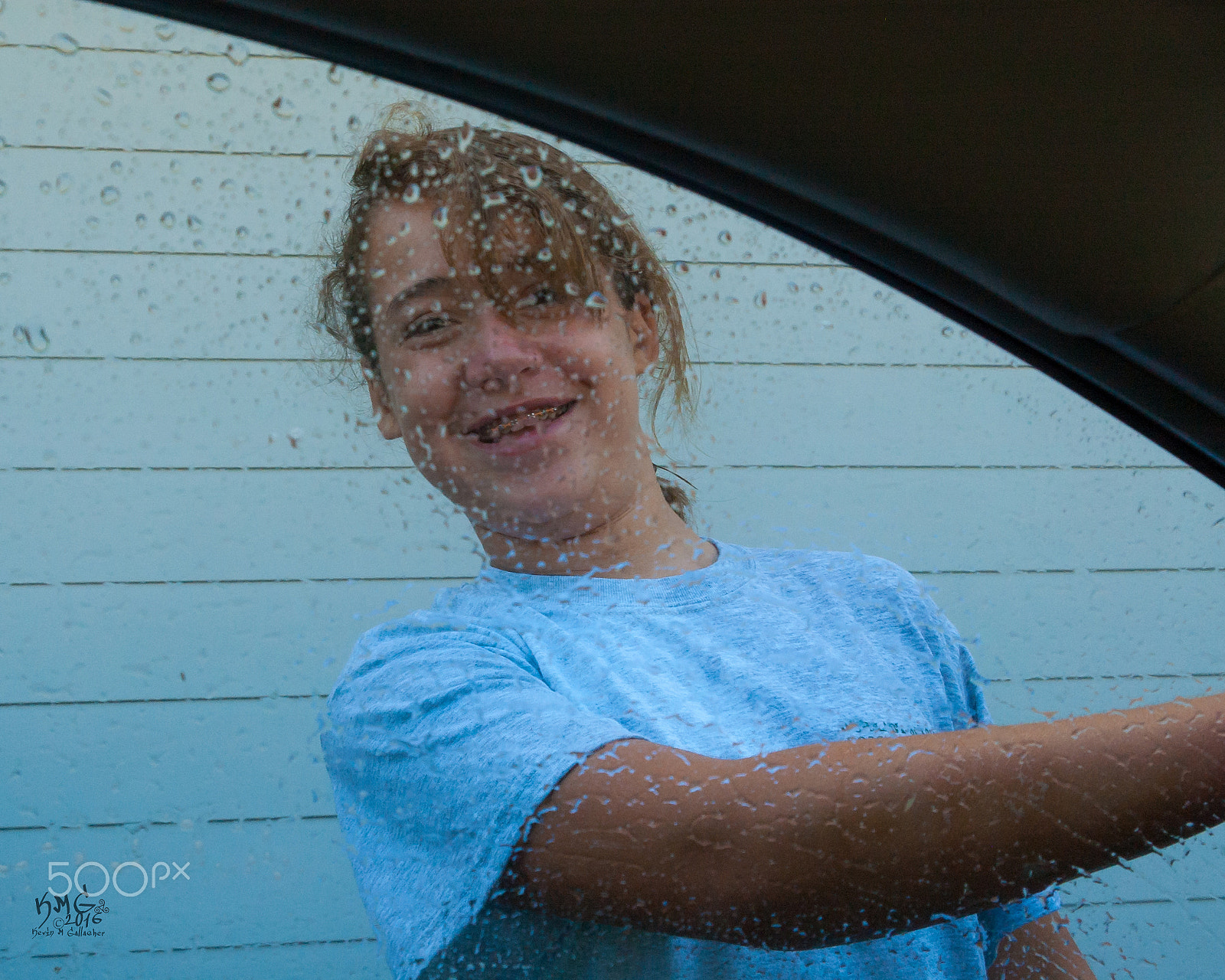 Nikon D70s sample photo. Car wash girl o photography