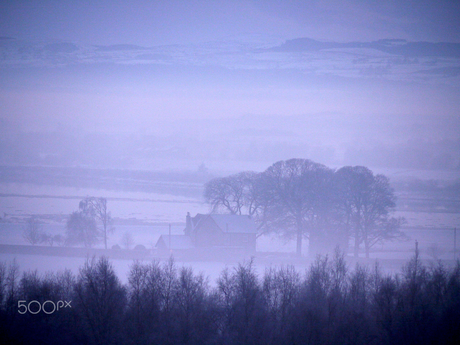 Panasonic Lumix G Vario 45-200mm F4-5.6 OIS sample photo. Winter in scotland photography