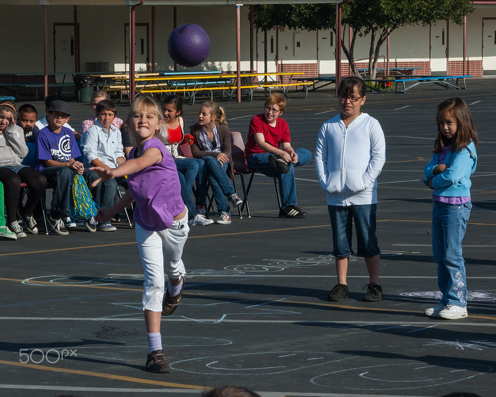 Nikon D70s sample photo. Purple ball o photography