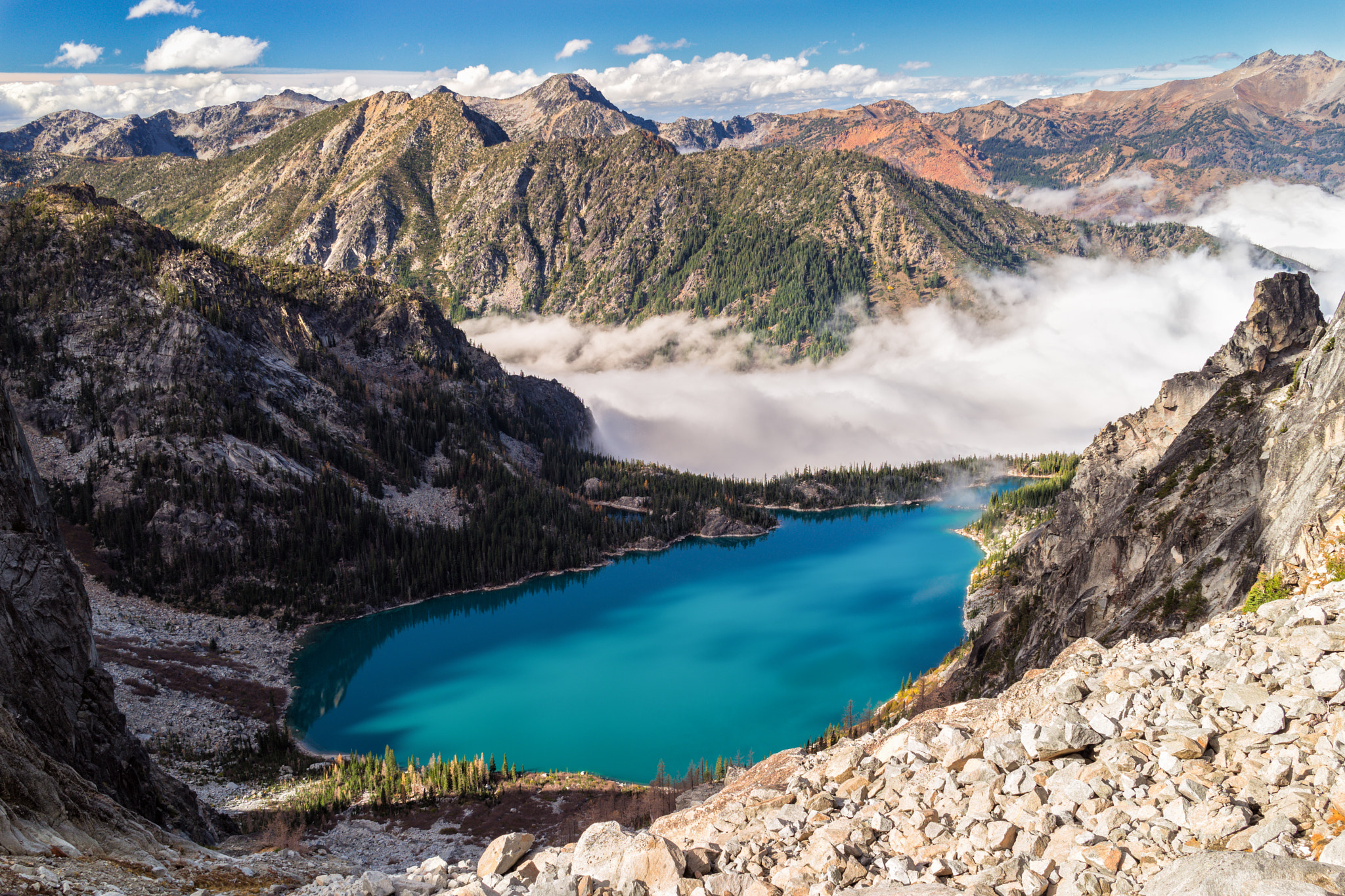 Sony Cyber-shot DSC-RX1R + 35mm F2.0 sample photo. Colchuck lake photography