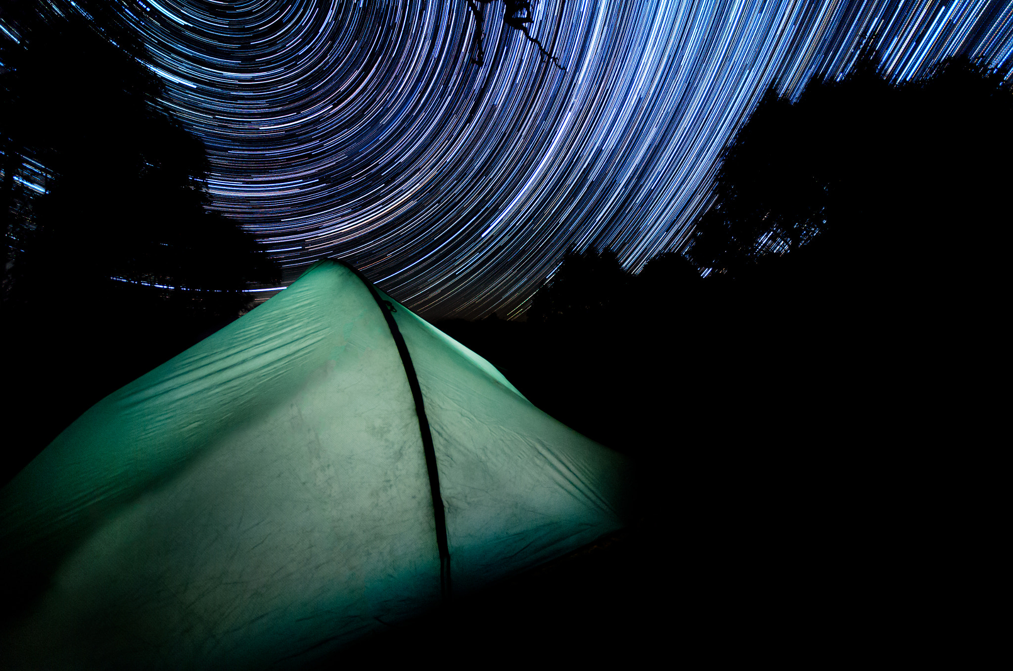 Pentax K-5 IIs + Sigma AF 10-20mm F4-5.6 EX DC sample photo. Camping under the stars photography
