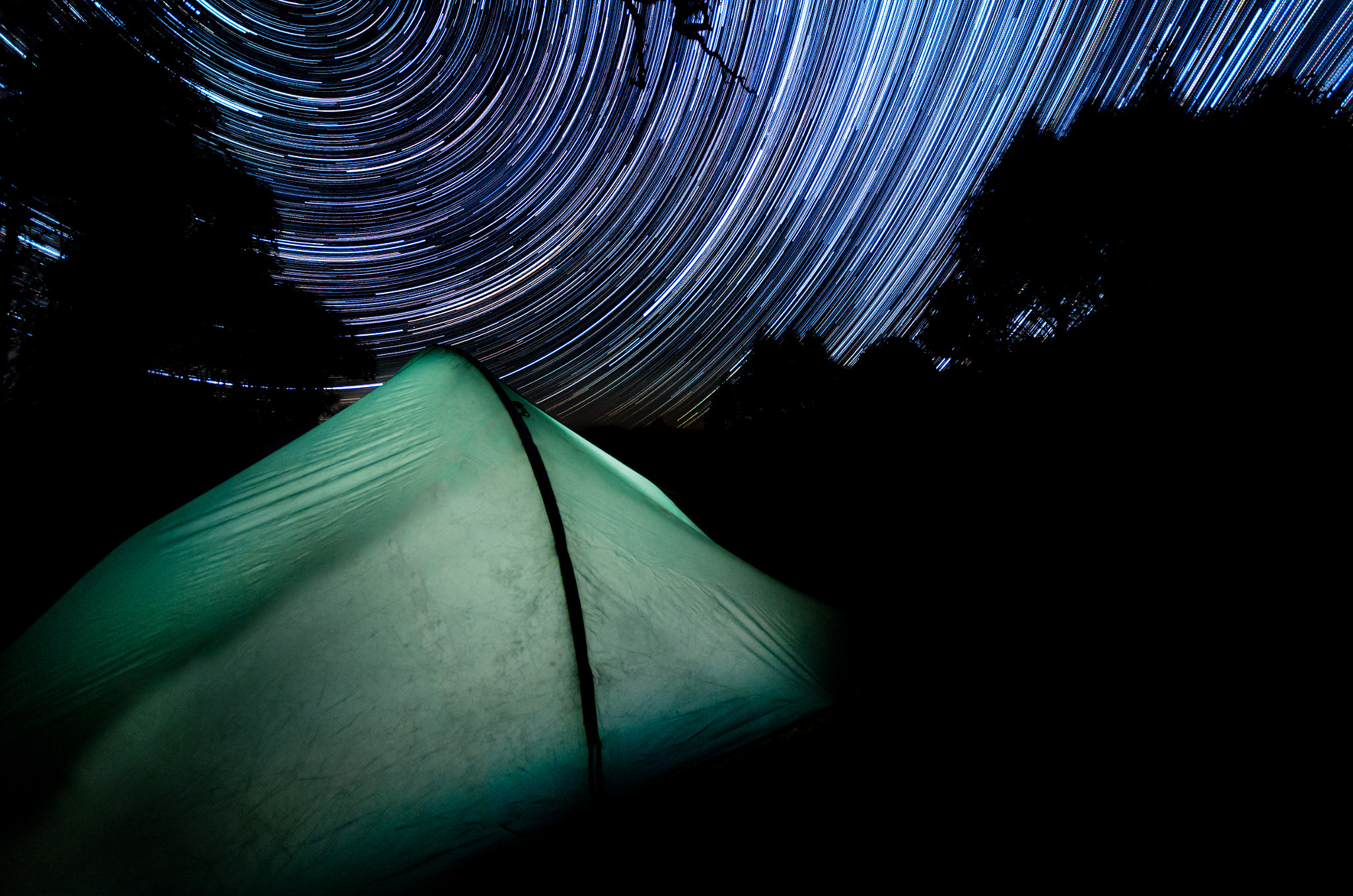 Pentax K-5 IIs sample photo. Camping under the stars photography