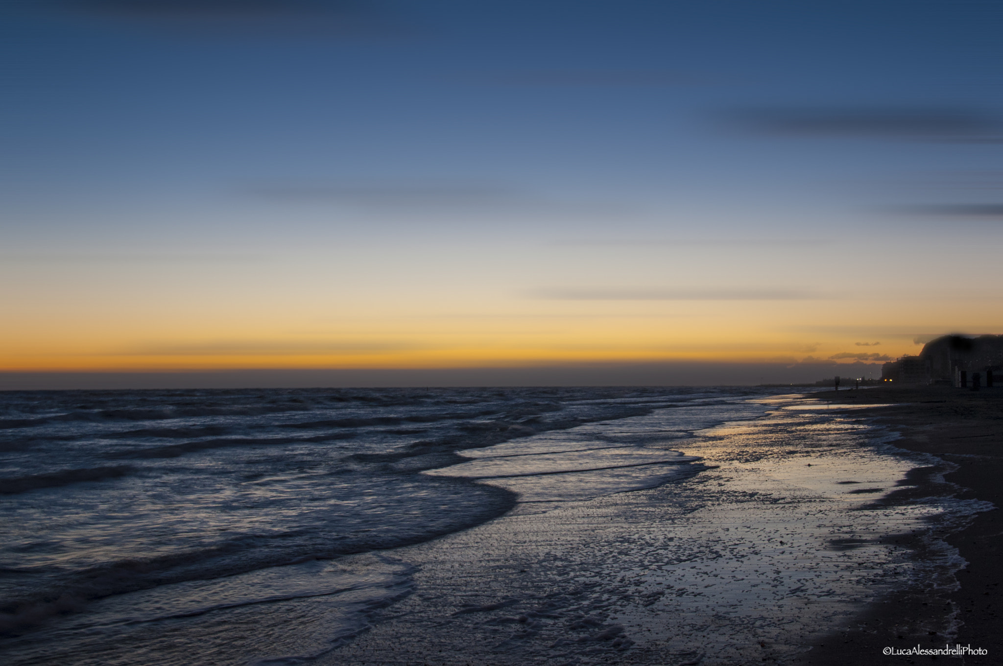 Nikon D90 + Tamron 18-270mm F3.5-6.3 Di II VC PZD sample photo. Sunrise on adriatic sea photography