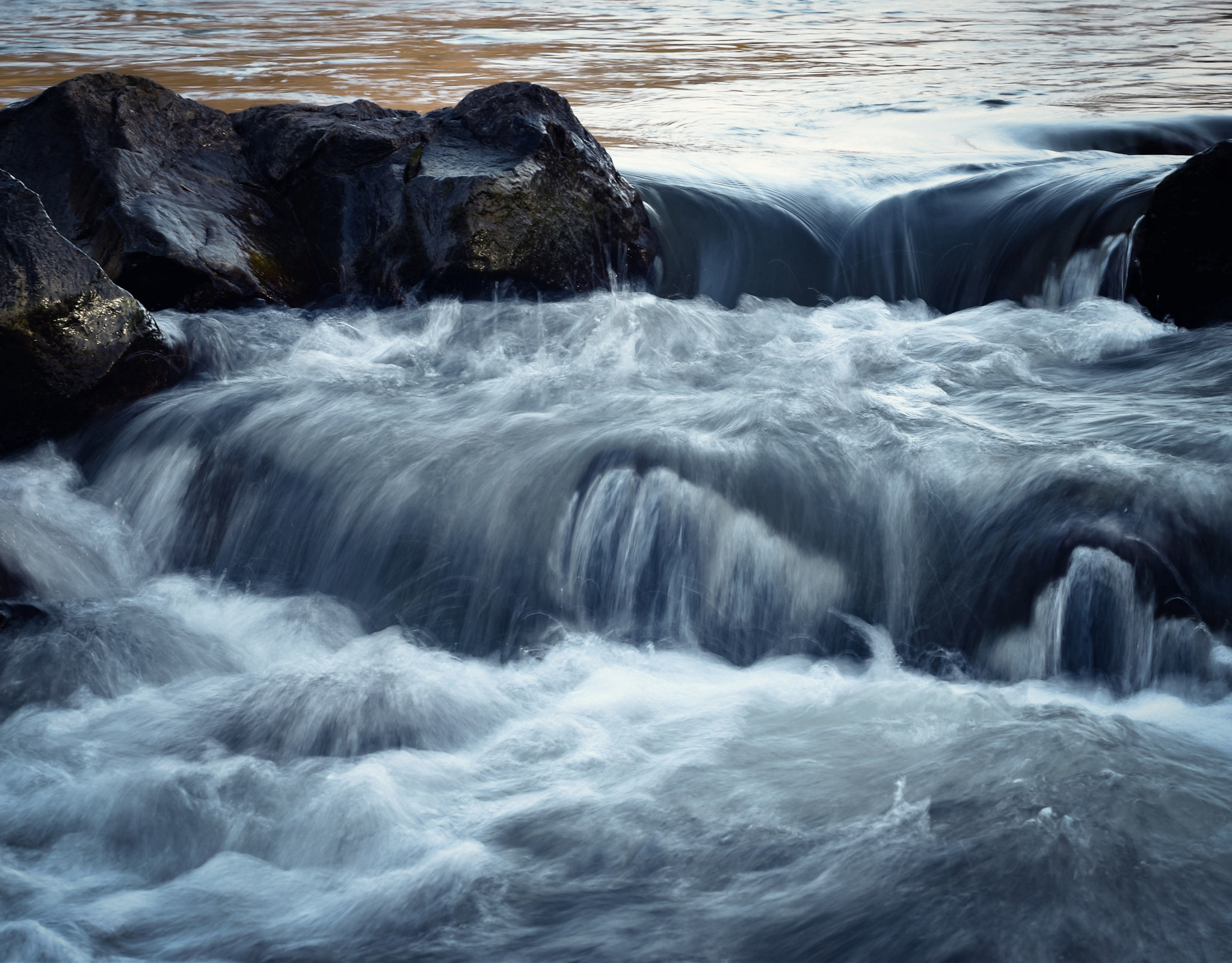 Nikon D5500 sample photo. Water cascades fall photography